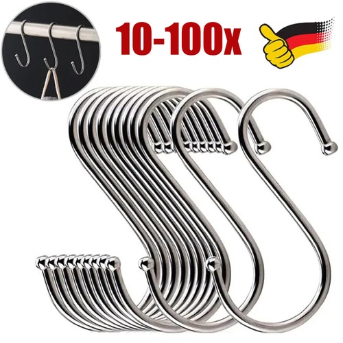 100stk s haken - 10/20/50/100stk, s-haken
