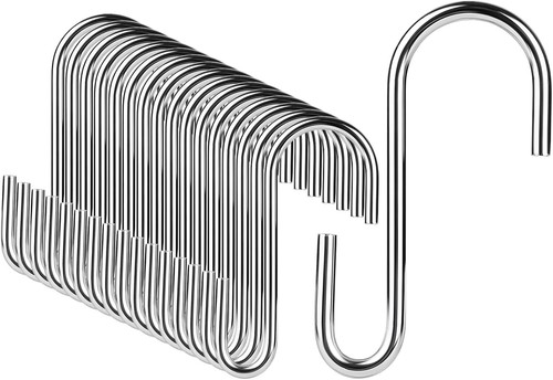 20x metallhaken haken 6cm - metallhaken, s