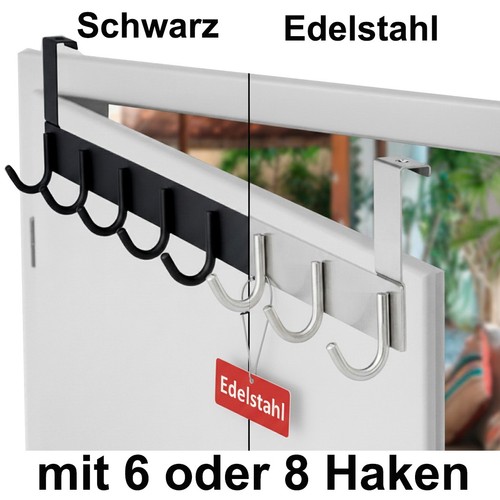 Türhakenleiste edelstahl v2a - edelstahl,