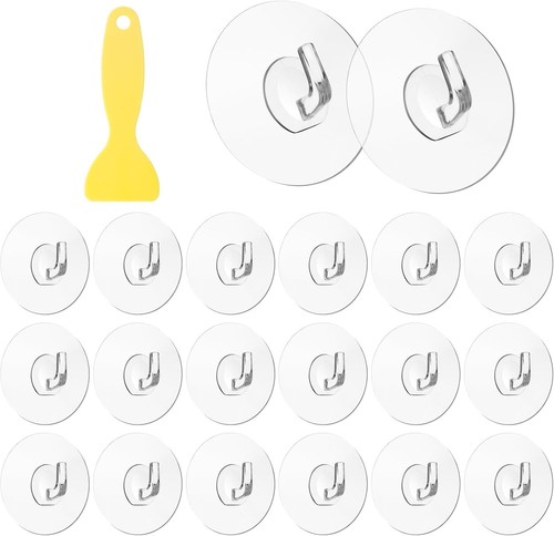 20x klebehaken transparent - 20x,