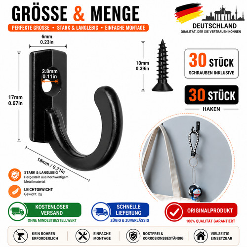Stück haken zum - 30,