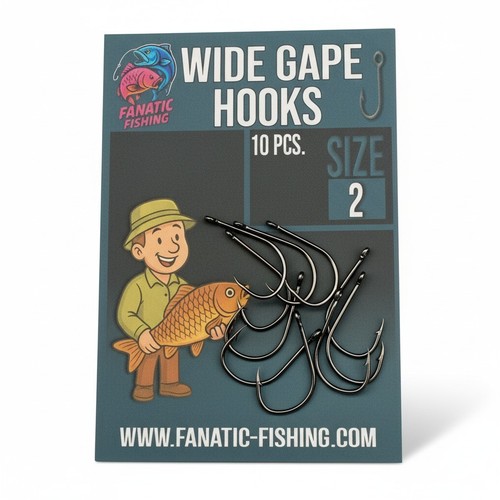 Wide gape haken - gape,