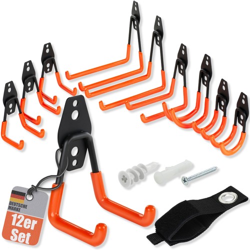 12er set wandhaken garage - 12er-set,