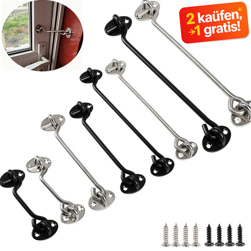 Stück sturmhaken edelstahl - 2,