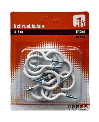 Schraubhaken set 6cm - schraubhaken,