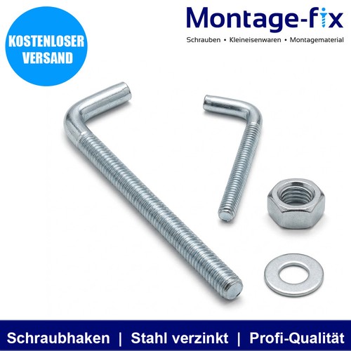 Haken m6 m8 - l-haken, m4